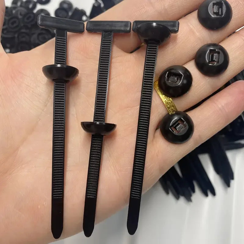 100pcs Heavy-Duty Self-Locking Nylon Cable Ties