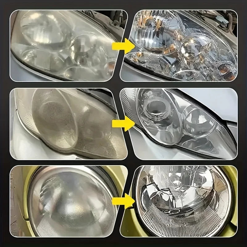 Car Headlight Restoration Polishing Kit