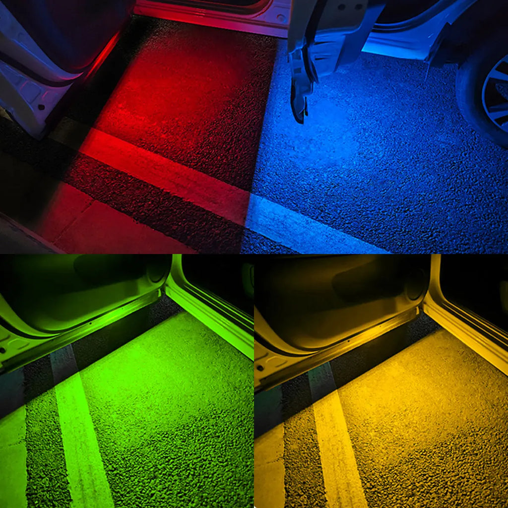 2Pcs Car LED Door Lights RGB