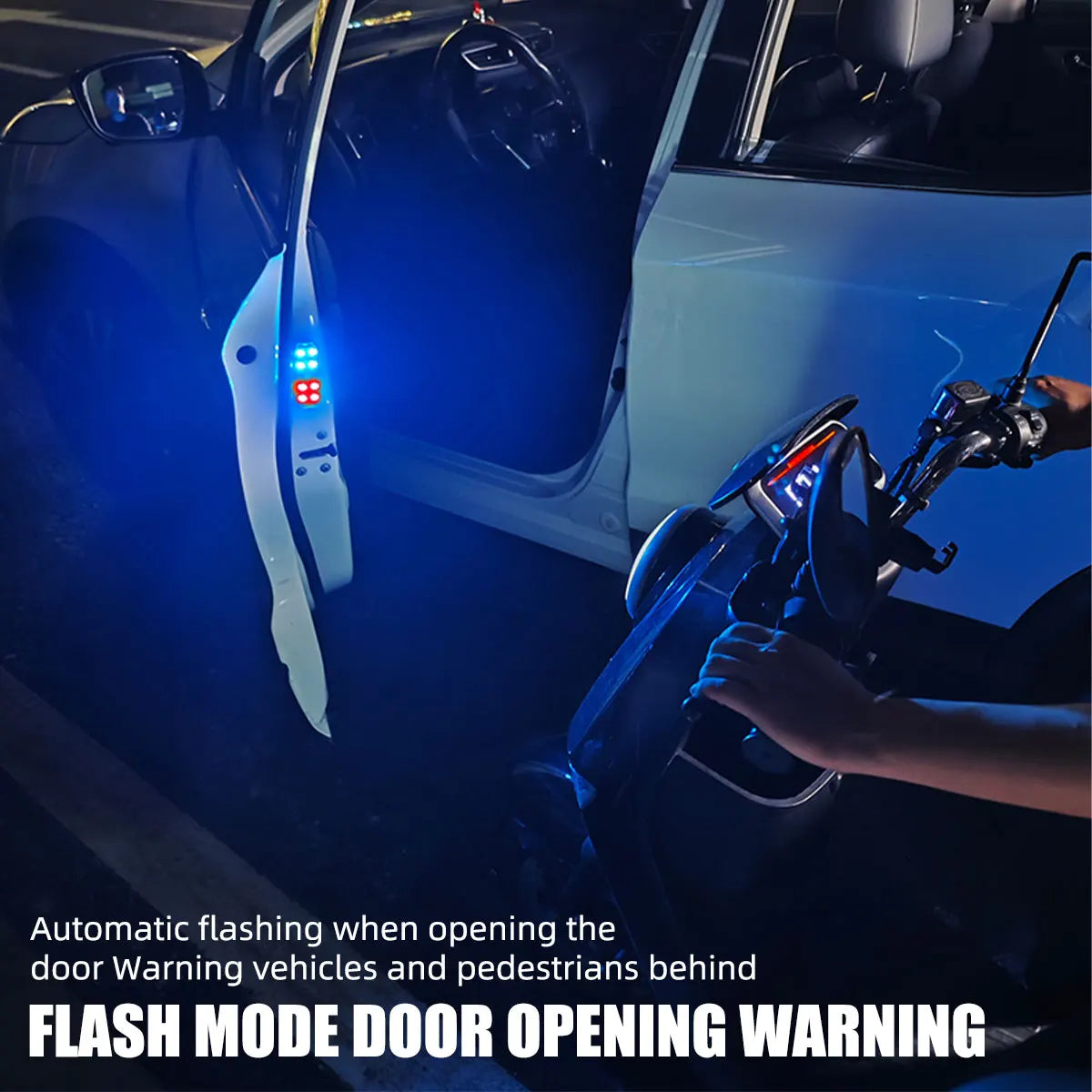 2Pcs Car LED Door Lights RGB