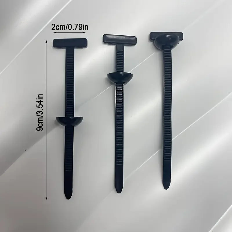 100pcs Heavy-Duty Self-Locking Nylon Cable Ties