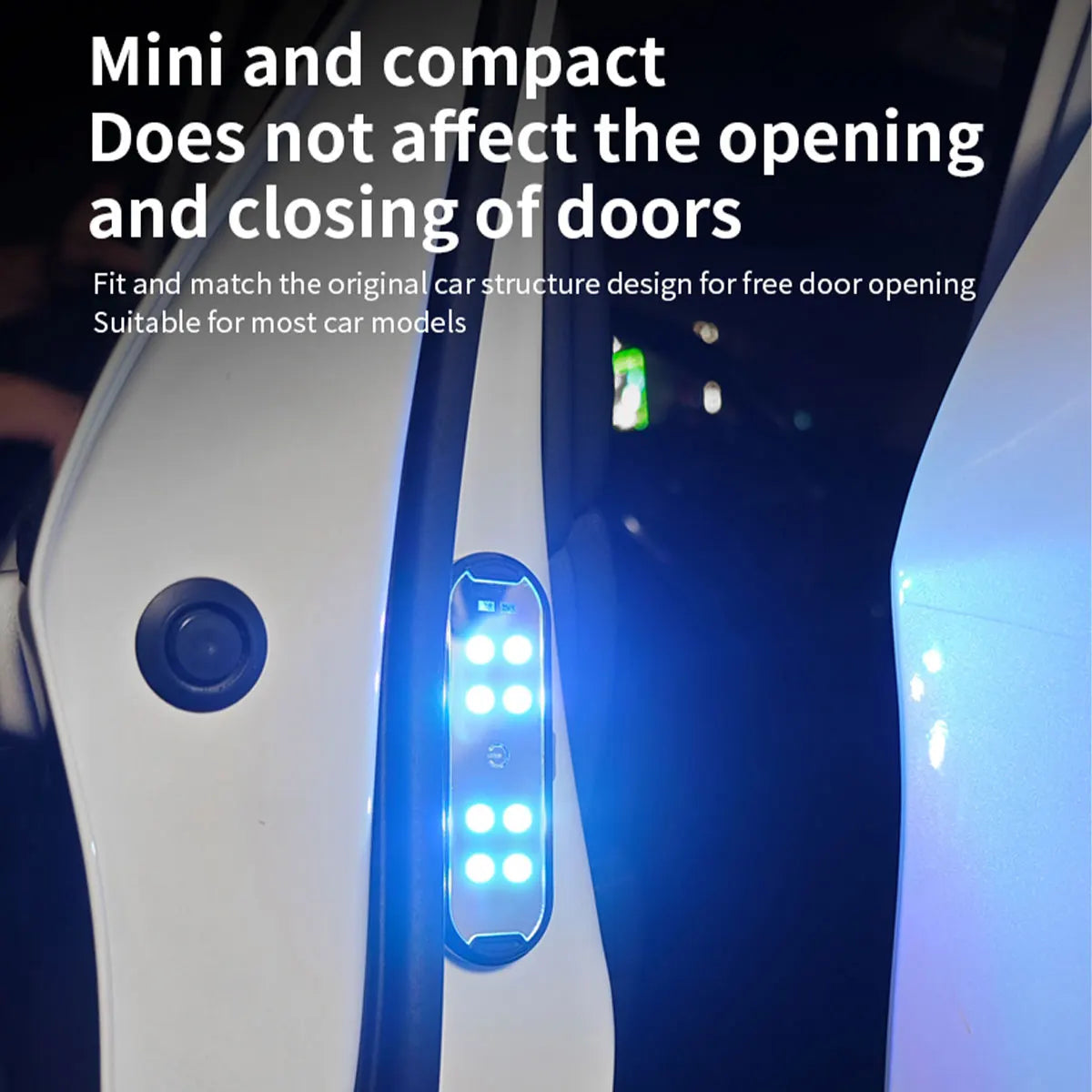 2Pcs Car LED Door Lights RGB
