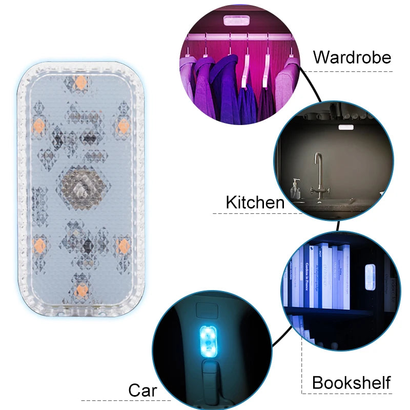LED Touch Light Mini Wireless Car Interior