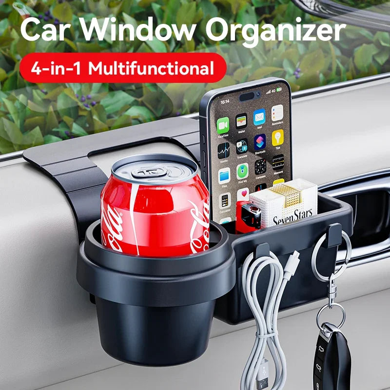 Car Cup Stand Phone Holder- Mega Interior Accessories