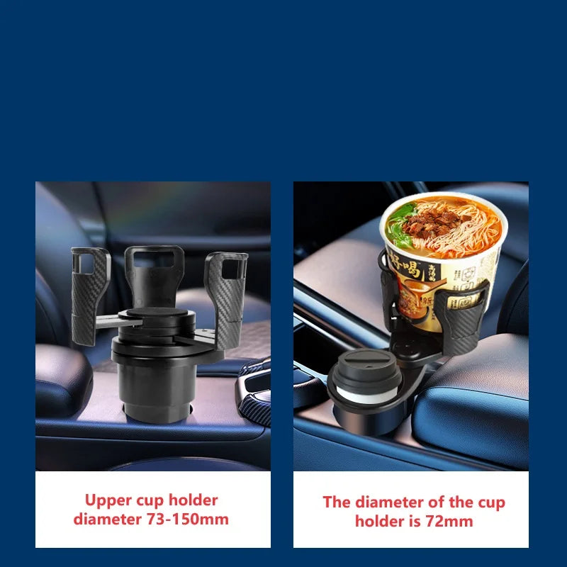 Car mounted cup holder Rotating
