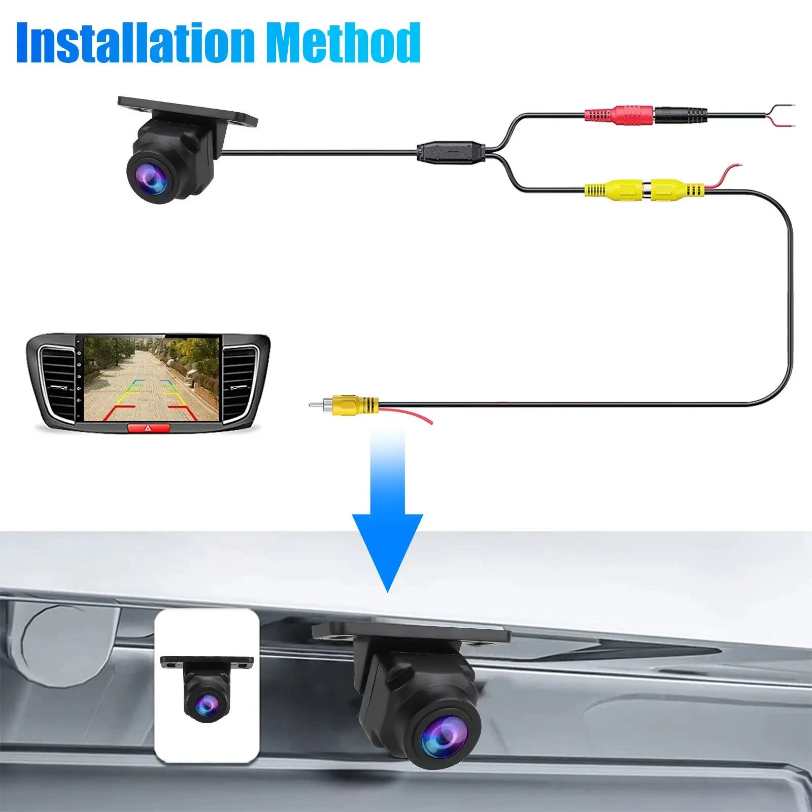 1080P Car Rear View Camera 170°