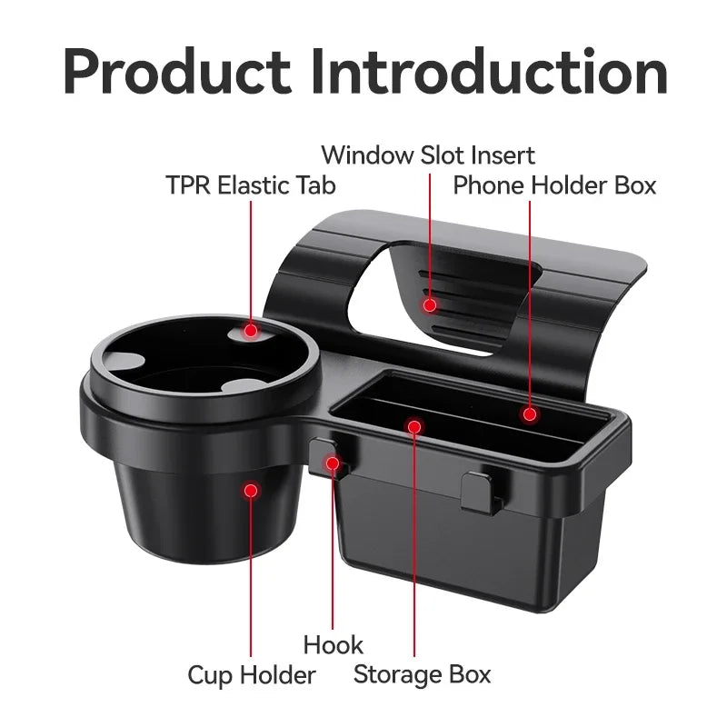 Car Cup Stand Phone Holder- Mega Interior Accessories