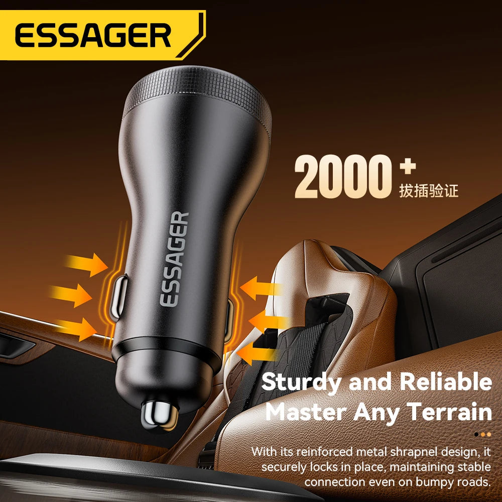 Charger auto 100W type C