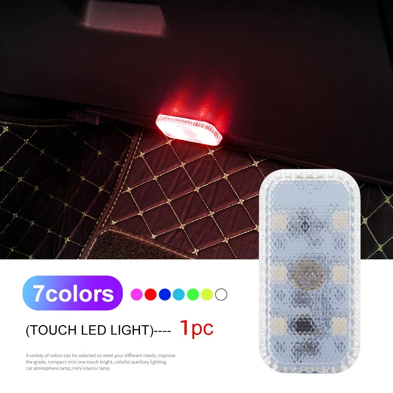 LED Touch Light Mini Wireless Car Interior