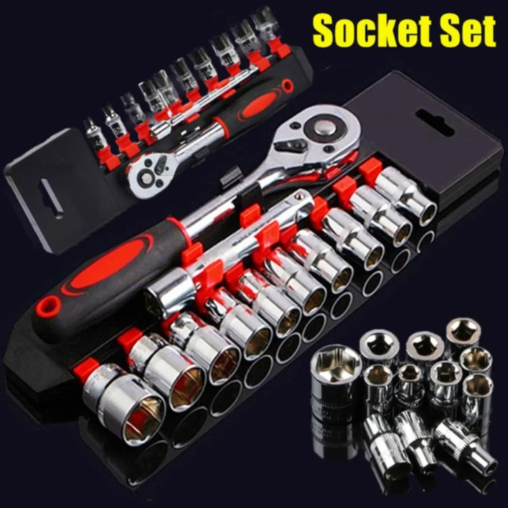 12 Pcs Set Wrench Socket Ultra Set