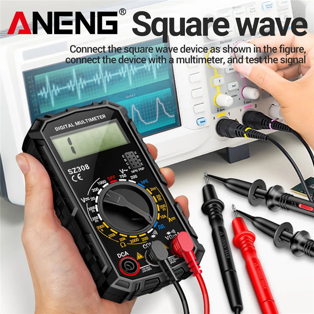 ANENG SZ308 Digital Multimeter-Elektrischer AC/DC Tester mit LCD Display