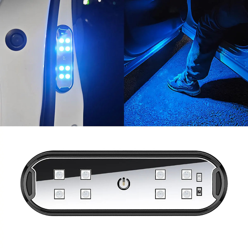 2Pcs Car LED Door Lights RGB