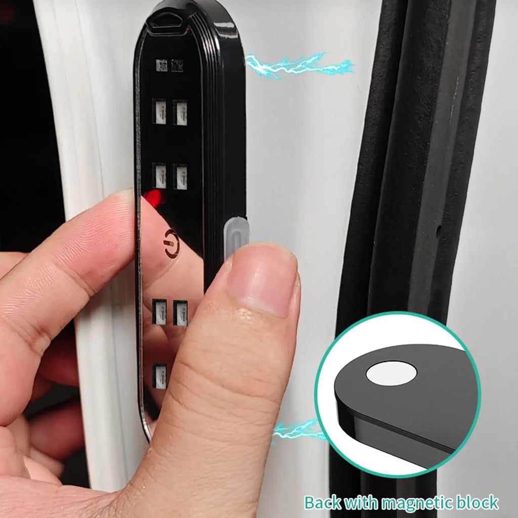 2Pcs Car LED Door Lights RGB