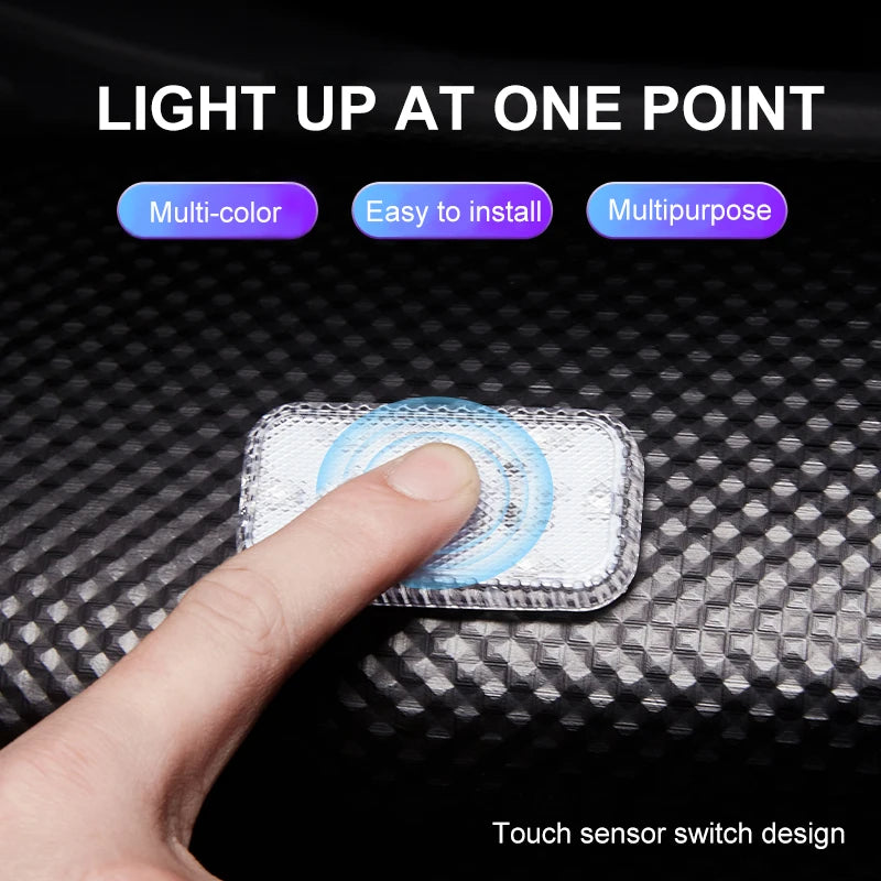 LED Touch Light Mini Wireless Car Interior