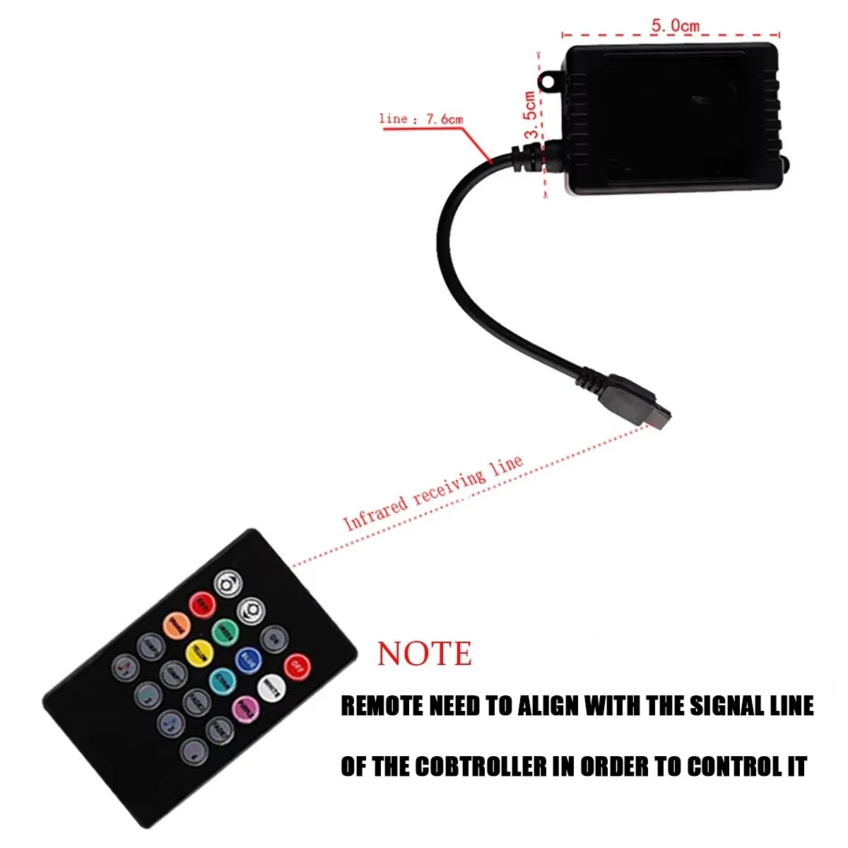Universal Car RGB Ambient Lights