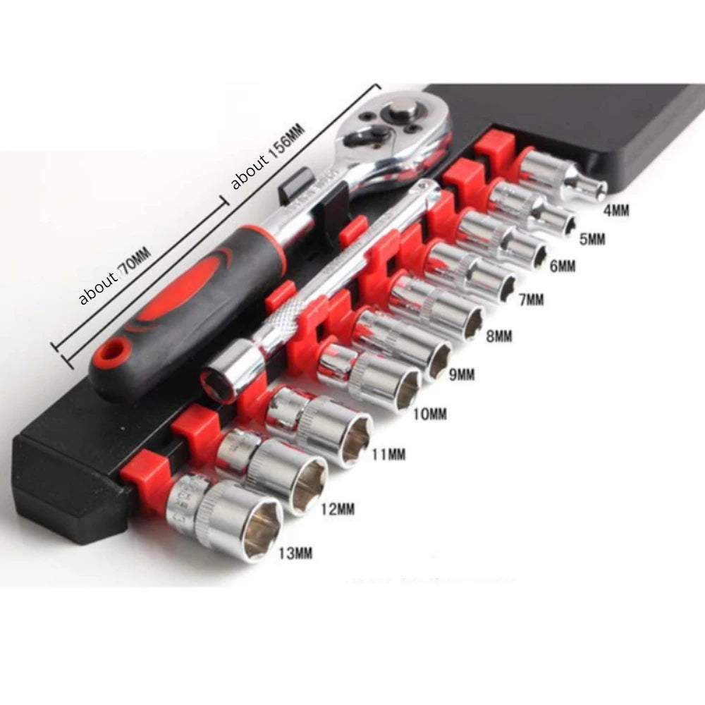 12 Pcs Set Wrench Socket Ultra Set